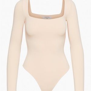 Aritzia Contour Squareneck Longsleeve Bodysuit